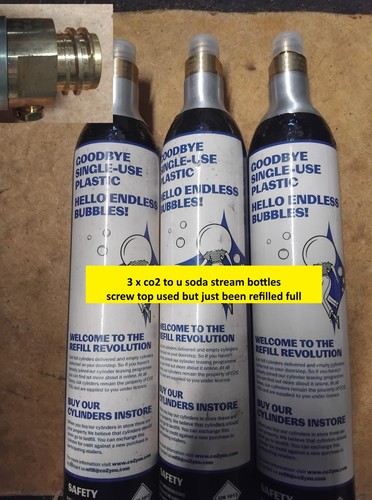 Full soda stream gas - full,